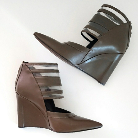 Derek Lam Meryl Pointed Toe Wedge Pump - Picture 8 of 10